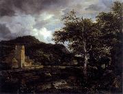The Cloister, Jacob Isaacksz. van Ruisdael